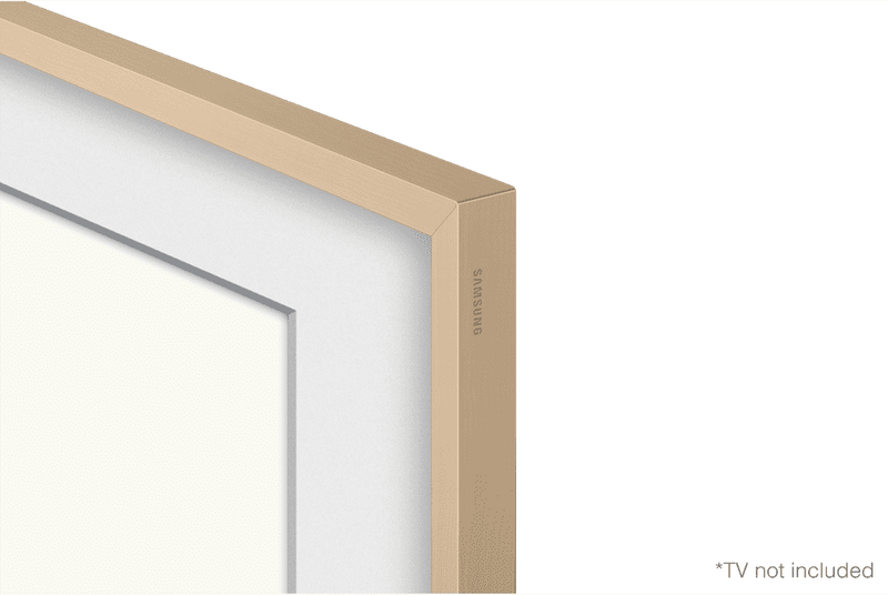 65" Beige Wood Customisable Frame for 2022 The Frame TV  